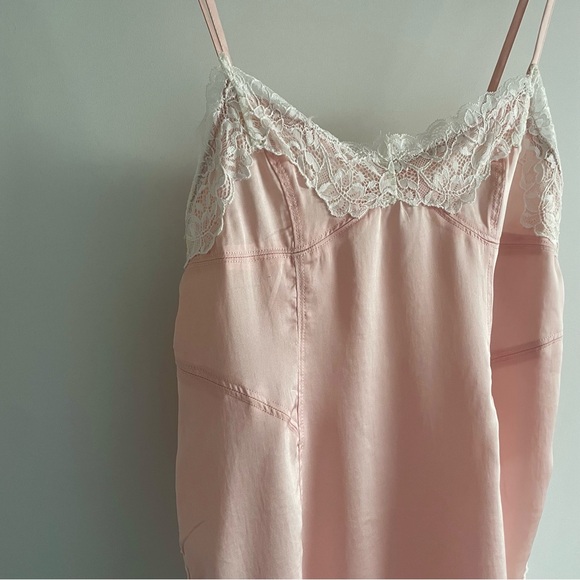 SOLD Free People Baby Pink Lace Nightgown - Picture 3 of 5
